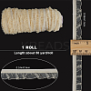 Nylon Chiffon Elastic Lace Trim OCOR-WH0082-159A-2
