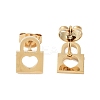 PVD Vacuum Plating 304 Stainless Steel Stud Earrings for Women EJEW-A048-40D-G-2
