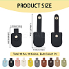 10Pcs 10 Colors Arch Shaped Imitation Leather Nail Clipper Cases DIY-CL0002-28B-2