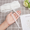 Polyester Lace Trims OCOR-WH0068-69-3