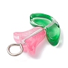 10Pcs Glass Pendants PALLOY-JF02320-01A-4