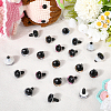 24 Sets 6 Colors ABS Plastic Safety Craft Eye DIY-GF0010-66B-3