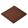 PU Leather Sqaque Long Bottom for Knitting Bag DIY-K079-02A-2