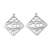 201 Stainless Steel Pendants STAS-I364-03P-1