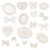 36Pcs 18 Styles Computerized Embroidery Cloth Iron on/Sew on Patches DIY-AN0001-24-1