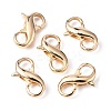Double Opening Lobster Claw Clasps KK-L204-001G-2