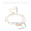 1Pc Alloy Rhinestone Bowknot Link Bracelets BJEW-LP0004-47-2