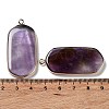 Natural Amethyst Pendants G-G063-02B-3