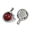 Natural Carnelian(Dyed & Heated) Pendants KK-P283-47P-2