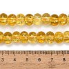 Dyed Imitation Gemstone Glass Beads Strands GL-Z001-03B-01-4