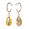 Brass Dangle Stud Earrings EJEW-JE04111-02-2