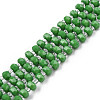 Opaque Solid Color Glass Beads Strands GLAA-N052-04-A08-1