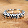 Skull Head Alloy Finger Rings FS-WGF71B4-03-2