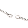 Tarnish Resistant 304 Stainless Steel Cable Chains Necklace Makings AJEW-P119-04A-P-2