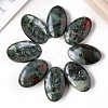 Natural Bloodstone Palm Stones PW-WGE0F83-01-1