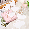 200Pcs Heart Paper Gift Tags CDIS-SP0001-14B-4