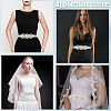 Flower Full Crystal Rhinestone Handmade Bridal Belts for Wedding Dresses AJEW-WH20006-233B-01-4