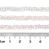 Transparent Painted Glass Beads Strands LS-DGLA-A034-T1mm-A23-3
