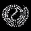 Baking Paint Transparent Glass Round Bead Strands DGLA-Q022-8mm-01-3