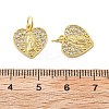 Brass Micro Pave Cubic Zirconia Pendants KK-C092-24N-G-3
