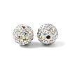 Polymer Clay Rhinestone Beads LS-RB-N006-18-3