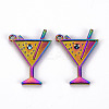 Alloy Pendant Rhinestone Settings PALLOY-S180-083-NR-2