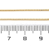 Brass Venetian Chain NJEW-E151-04G-3