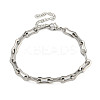 304 Stainless Steel Cable Chains Bracelets for Men & Women BJEW-D042-17P-1
