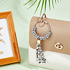 Imitation Leather Tassel Pendant Decorations AJEW-WH20011-20B-4