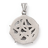 304 Stainless Steel Pendants STAS-A083-18AS-2