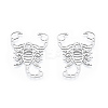 201 Stainless Steel Filigree Joiners STAS-N090-LA924-1-1