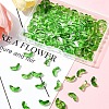 100Pcs Spray Painted Transparent Glass Beads GLAA-FS0002-04-7
