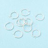 925 Sterling Silver Hoop Earrings STER-P047-13C-S-1