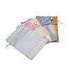 Magibeads 30Pcs 6 Colors Cotton & Organza & Burlap Packing Pouches Drawstring Bag ABAG-MB0001-09-2