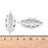304 Stainless Steel Leaf Pendants STAS-T069-38P-3