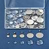 DIY 304 Stainless Steel Tray Pendants Making Kits DIY-FS0008-83-8