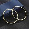 201 Stainless Steel Hoop Earrings LS-EJEW-P304-14A-G-2