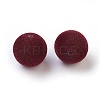 Flocky Acrylic Beads OACR-I001-12mm-L09-2