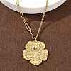 304 Stainless Steel Pendant Necklaces for Women NJEW-D312-02C-G-1