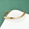 304 Stainless Steel Link Chain Bracelets for Women BJEW-Z143-16G-1