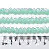 Baking Paint Imitation Jade Glass Bead Strands DGLA-A034-J8MM-A22-3