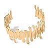 304 Stainless Steel Cuff Bangles for Women BJEW-D384-04G-2