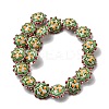 Baking Paint Glass Enamel Beads LAMP-K039-34C-2