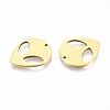 Ion Plating(IP) 201 Stainless Steel Pendants STAS-N098-117LG-3