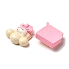Donut/Bear/Milk Opaque Resin Decoden Cabochons CRES-B019-10-2