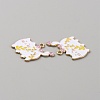 Alloy Enamel Pendants ENAM-CJC0004-40E-2