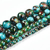 Baking Paint Glass Beads Strands DGLA-N003-6mm-B08-2