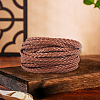 5M 3-Ply PU Leather Braided Cord LC-GF0001-12A-7