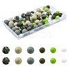 Food Grade Eco-Friendly Silicone Focal Beads SIL-YW0001-72B-1