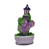 Natural Amethyst Pavilion Bonsai Decorations PW-WG69157-01-3